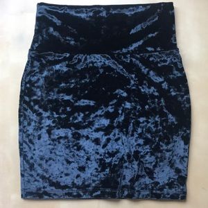 Dark Navy Mini Skirt